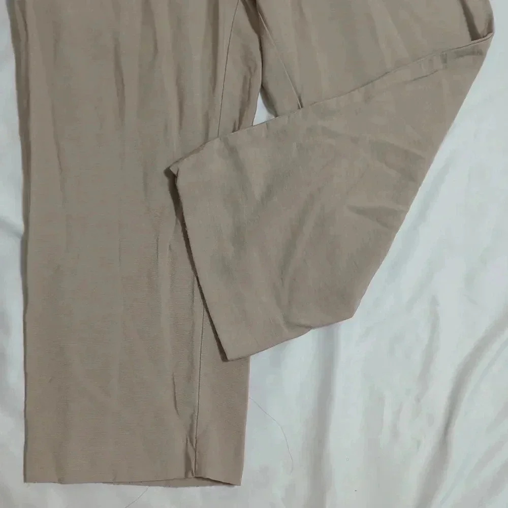 LOFT Petites Belted Gaucho Pants, Color Tan Size LP